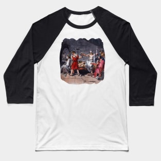 Death of Socrates Baseball T-Shirt